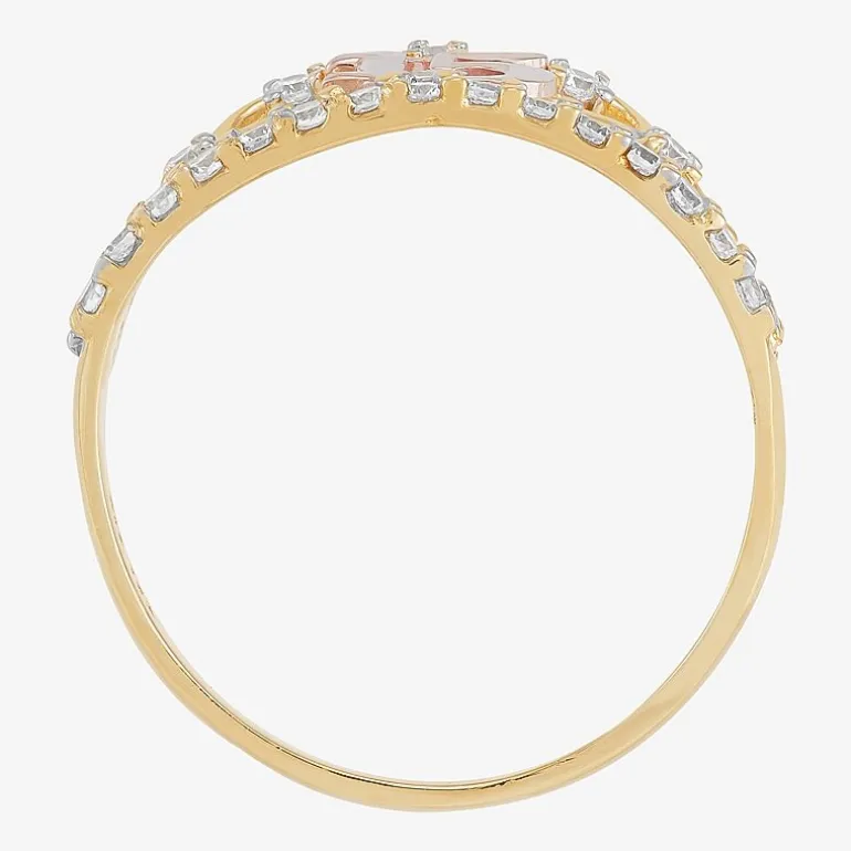 Tesoro™ Cubic Zirconia 14K Two-Tone 15 Quinceanera Ring