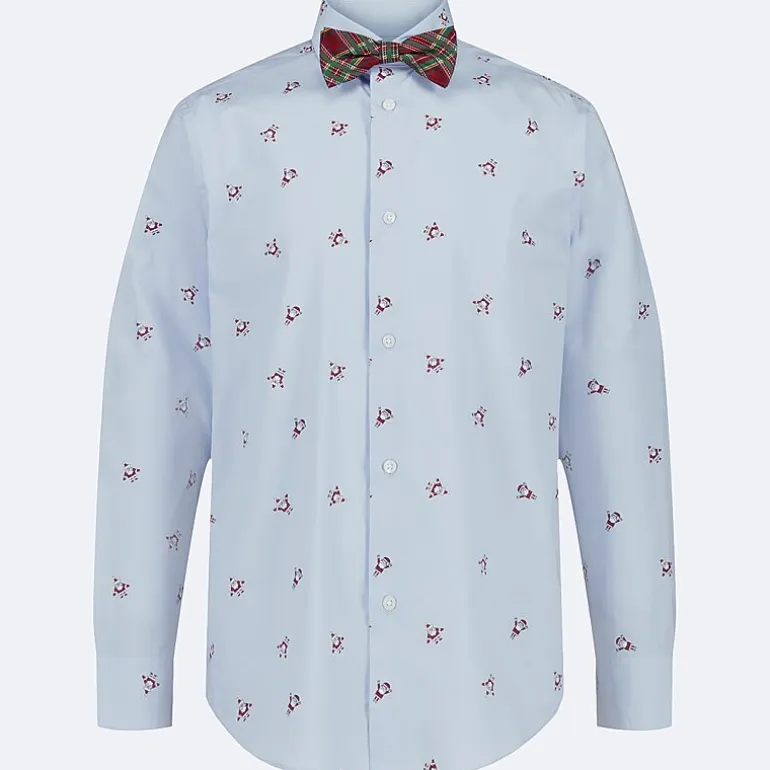 TFW Little & Big Kid Boys Long Sleeve Point Collar Shirt + Tie Set