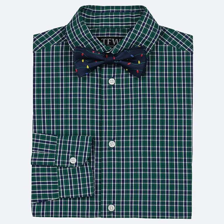 TFW Little & Big Kid Boys Long Sleeve Point Collar Shirt + Tie Set