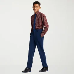 TFW Little & Big Kid Boys Long Sleeve Point Collar Shirt + Tie Set