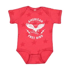 The Juniper Shop - American Free Bird - Baby Short Sleeve Star Bodysuit