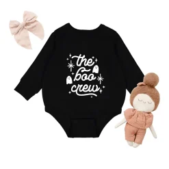 The Juniper Shop - Infant Fleece BodySuit - The Boo Crew Ghosts