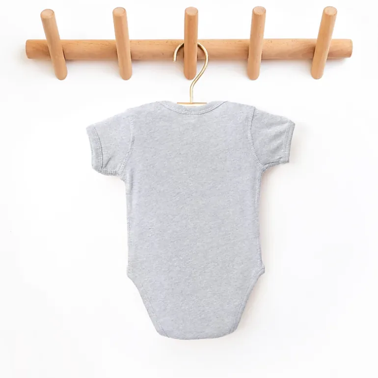 The Juniper Shop - Infant Short Sleeve Graphic Bodysuit - Bald Eagle Patriotic Flag
