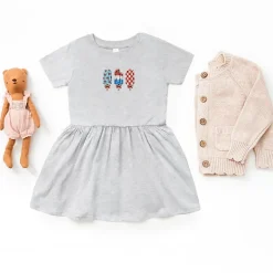 The Juniper Shop - Patriotic Popsicles - Infant Dress