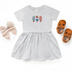 The Juniper Shop - Patriotic Popsicles - Infant Dress