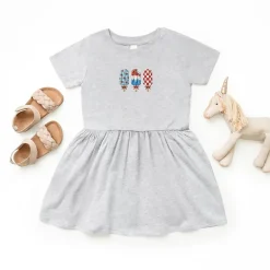 The Juniper Shop - Patriotic Popsicles - Toddler Graphic Dress
