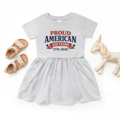 The Juniper Shop - Proud American 250 Years - Toddler Graphic Dress