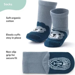 The Peanutshell Baby Boys 12 Pair Crew Socks