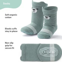 The Peanutshell Baby Boys 12 Pair Crew Socks
