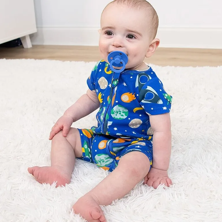 The Peanutshell Baby Boys Short Sleeve 2-pc. Romper