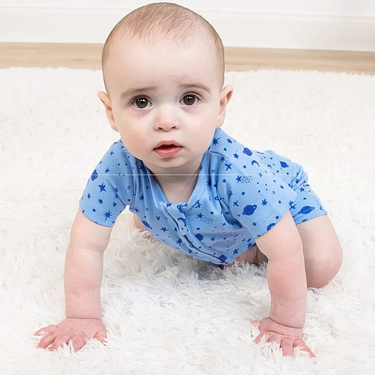 The Peanutshell Baby Boys Short Sleeve 2-pc. Romper