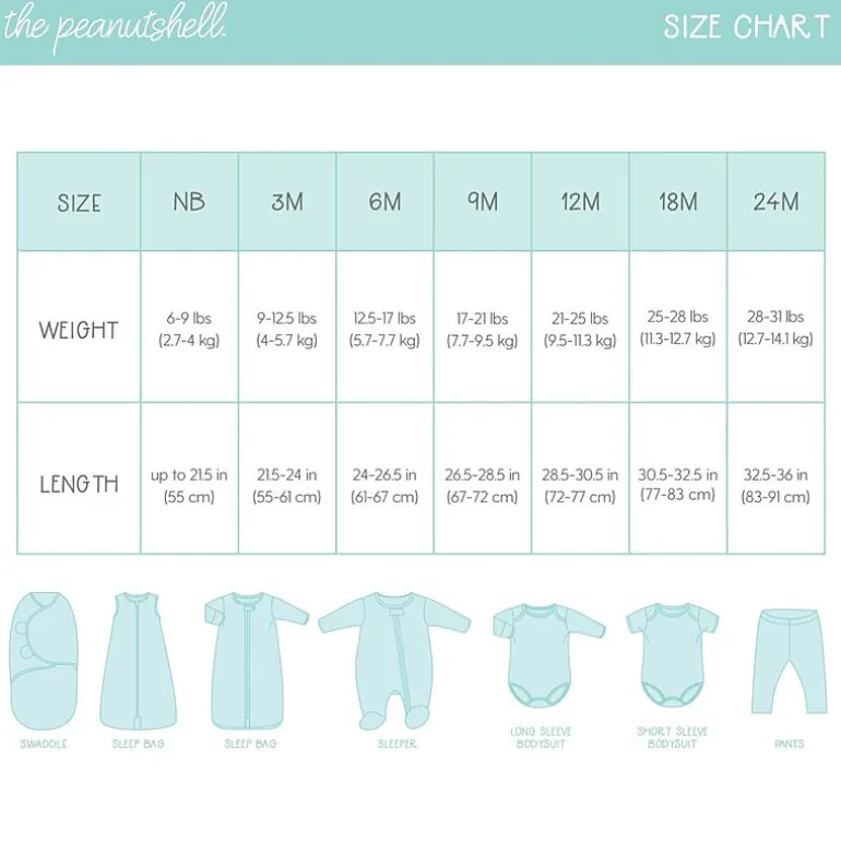 The Peanutshell Baby Girls Easy-on + Easy-off Mid Rise Straight Regular Fit Pull-On Pant