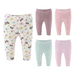 The Peanutshell Baby Girls Easy-on + Easy-off Mid Rise Straight Regular Fit Pull-On Pant