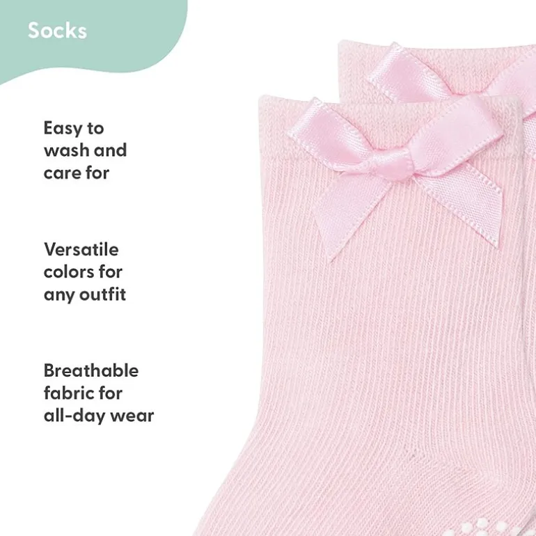 The Peanutshell Baby Girls 12 Pair Crew Socks