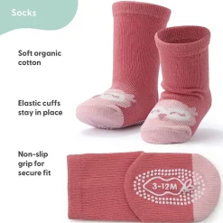 The Peanutshell Baby Girls 12 Pair Crew Socks