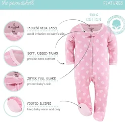 The Peanutshell Baby Girls 3-pc. Sleep and Play