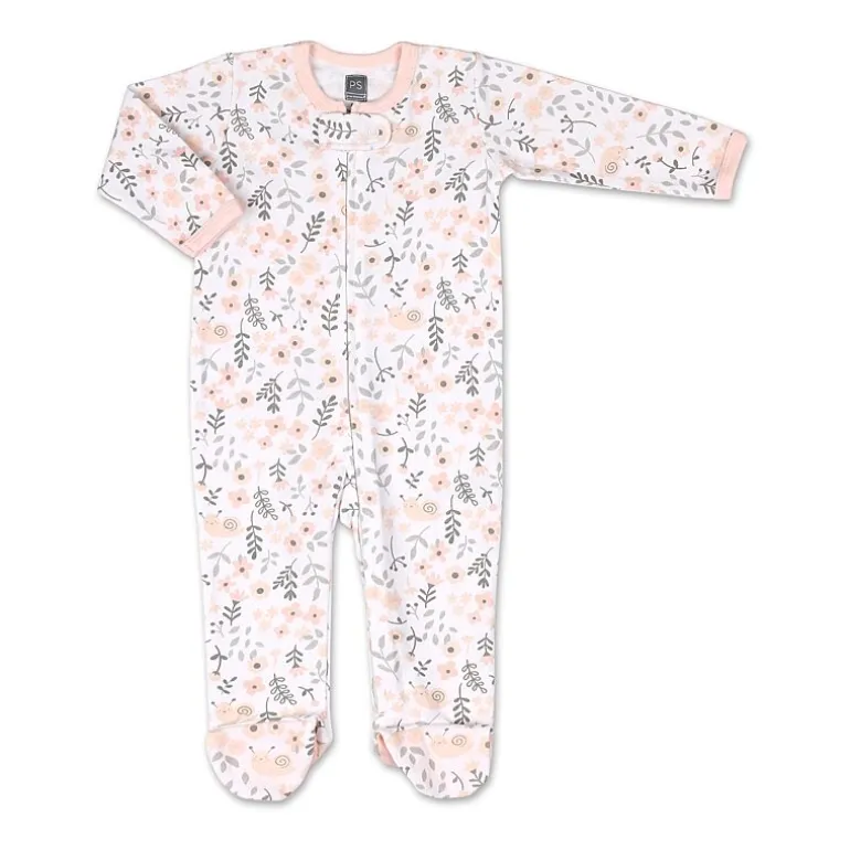 The Peanutshell Baby Girls 3-pc. Floral Sleep and Play