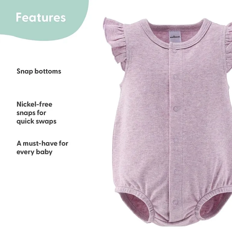 The Peanutshell Baby Girls Sleeveless Star 2-pc. Romper