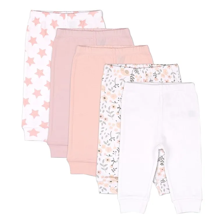 The Peanutshell Baby Girls Tapered Regular Fit Pull-On Pant