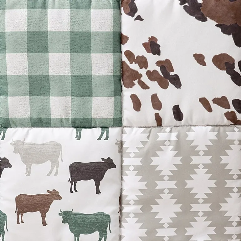 The Peanutshell Boho Farm 3-pc. Crib Bedding Set