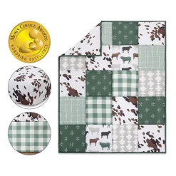 The Peanutshell Boho Farm 3-pc. Crib Bedding Set