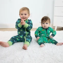 The Peanutshell Boys Scoop Neck Long Sleeve 2-pc. One Piece Pajama