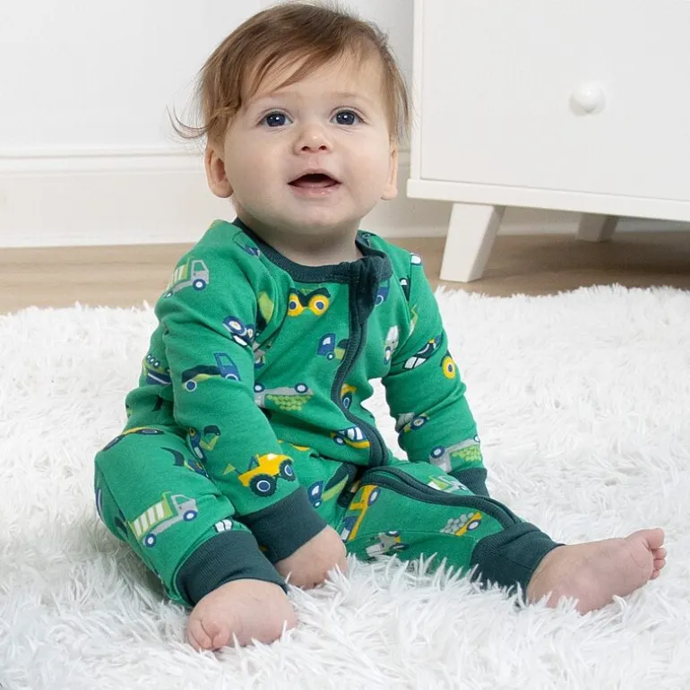 The Peanutshell Boys Scoop Neck Long Sleeve 2-pc. One Piece Pajama