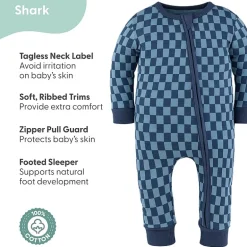 The Peanutshell Boys Scoop Neck Long Sleeve 2-pc. One Piece Pajama