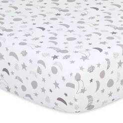 The Peanutshell Celestial 4-pc. Crib Sheet