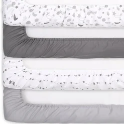 The Peanutshell Celestial 4-pc. Crib Sheet