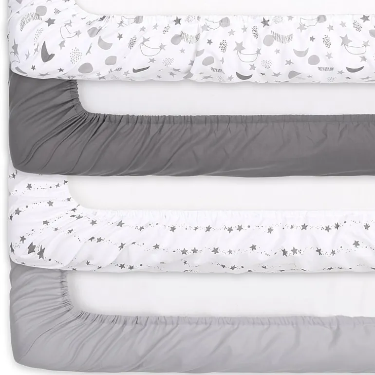 The Peanutshell Celestial 4-pc. Crib Sheet