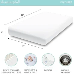The Peanutshell Celestial 4-pc. Crib Sheet