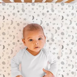 The Peanutshell Celestial 4-pc. Crib Sheet