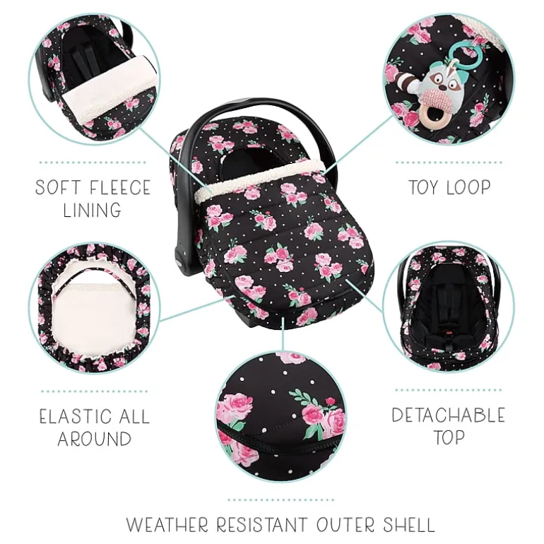 The Peanutshell Floral Rose Car Seat Covers