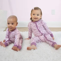 The Peanutshell Girls Scoop Neck Long Sleeve 2-pc. One Piece Pajama