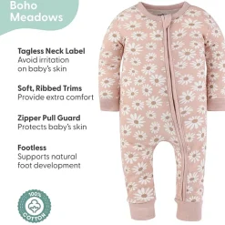 The Peanutshell Girls Scoop Neck Long Sleeve 2-pc. One Piece Pajama