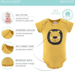 The Peanutshell King Of The Jungle Baby Unisex 16-pc. Baby Clothing Set