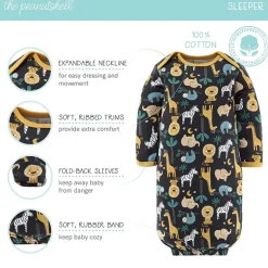 The Peanutshell King Of The Jungle Baby Unisex 16-pc. Baby Clothing Set