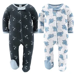 The Peanutshell 0-3m Blue Elephant Baby Unisex 30-pc. Baby Clothing Set