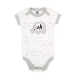 The Peanutshell 0-3m Grey Animals Baby Unisex 23-pc. Baby Clothing Set