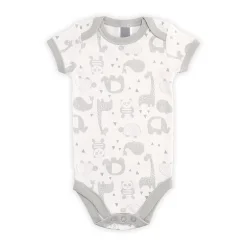 The Peanutshell 0-3m Grey Animals Baby Unisex 23-pc. Baby Clothing Set