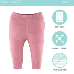 The Peanutshell Rainbow Safari Baby Girls Mid Rise Tapered Regular Fit Pull-On Pant