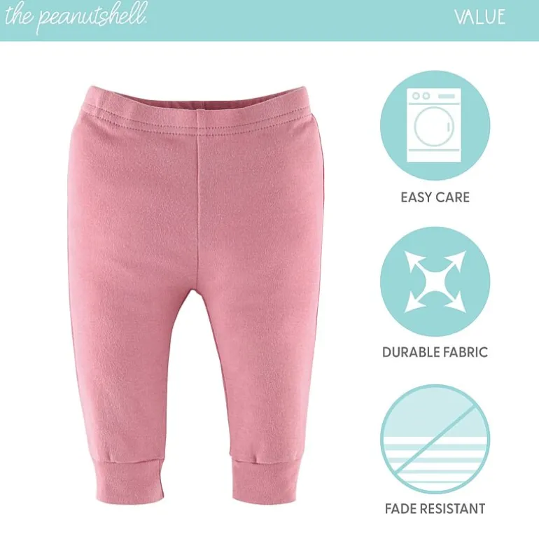 The Peanutshell Rainbow Safari Baby Girls Mid Rise Tapered Regular Fit Pull-On Pant