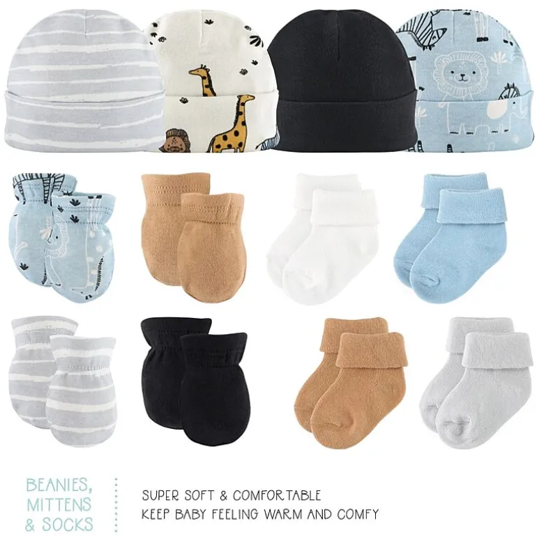 The Peanutshell Safari Baby Unisex 30-pc. Baby Clothing Set