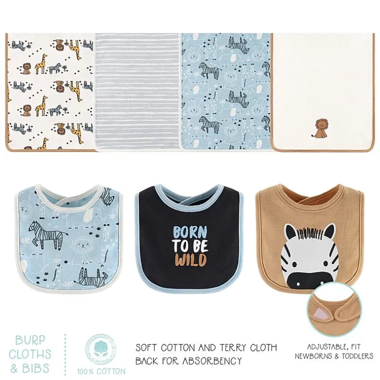 The Peanutshell Safari Baby Unisex 30-pc. Baby Clothing Set