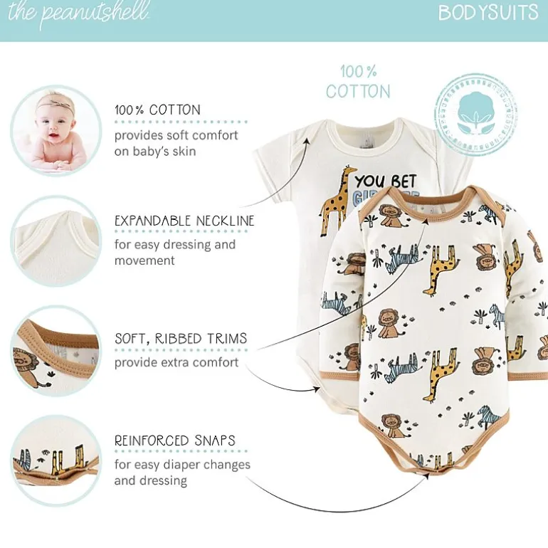 The Peanutshell Safari Baby Unisex 30-pc. Baby Clothing Set