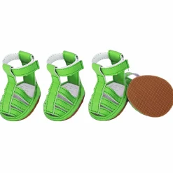 The Pet Life Buckle-Supportive Pvc Waterproof PetSandals Shoes - Set Of 4