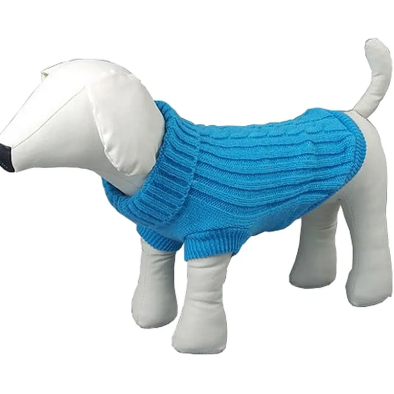 The Pet Life Heavy Cotton Rib-Collared Pet Sweater