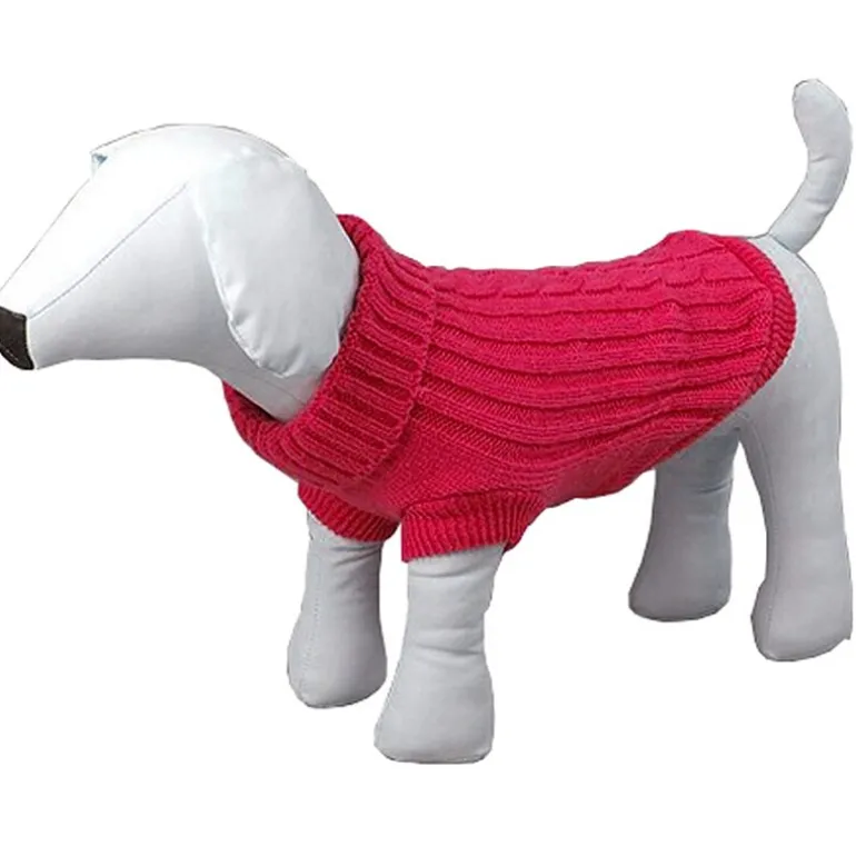 The Pet Life Heavy Cotton Rib-Collared Pet Sweater