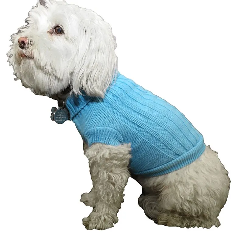 The Pet Life Heavy Cotton Rib-Collared Pet Sweater